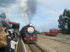 
Daffodil Express with Ja 1271, Carterton, September 2012